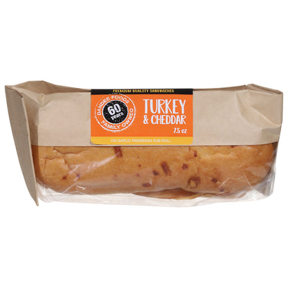 Dandee Foods Turkey & Cheddar Sandwich 7.5 oz