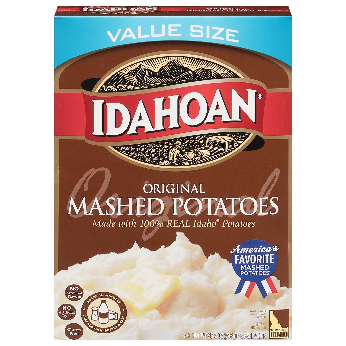 Idahoan Original Mashed Potatoes Value Size 26.2 oz