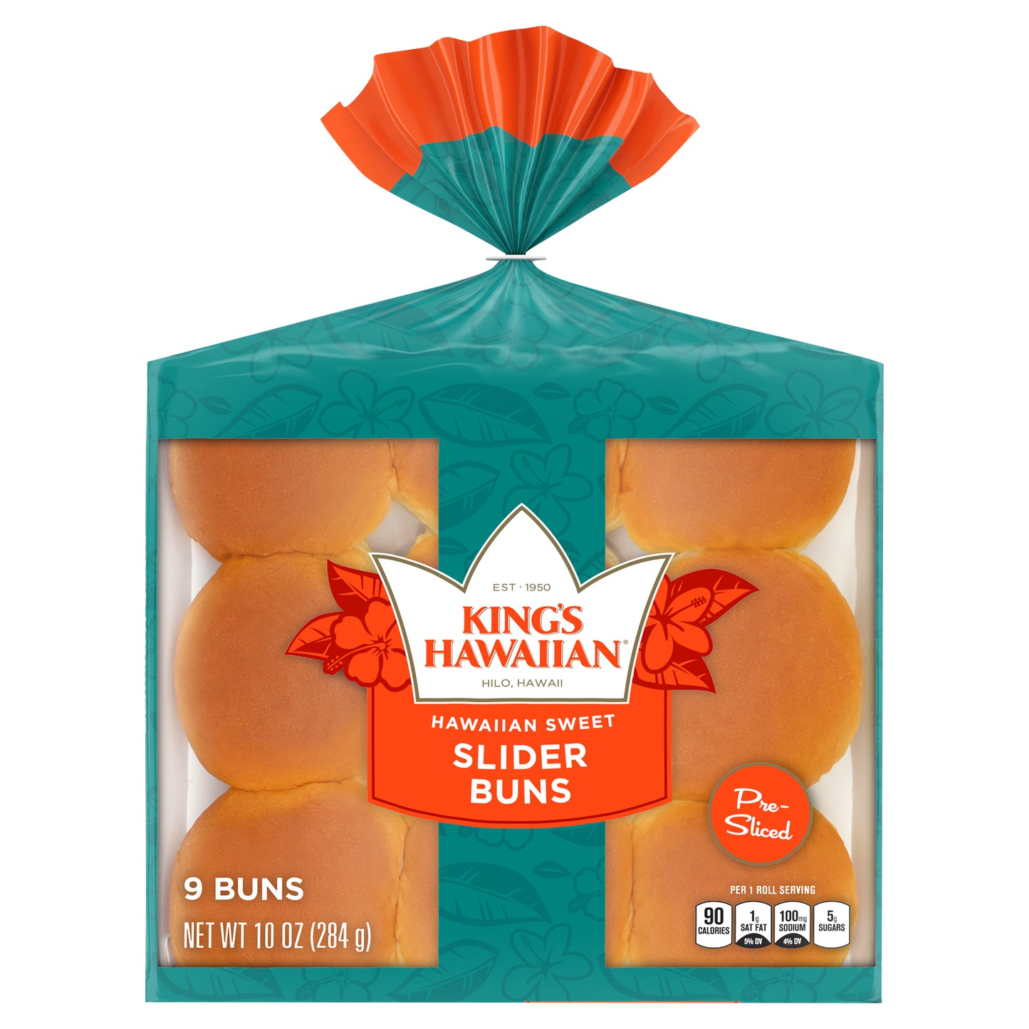Original Hawaiian Sweet Pre-Sliced Slider Buns 9PK
