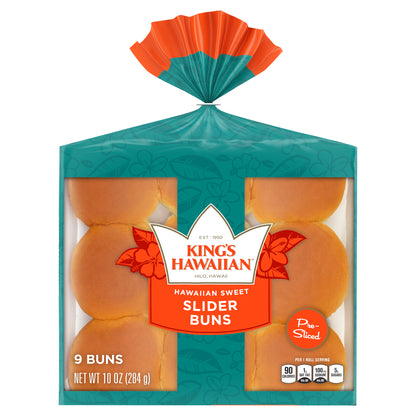 Original Hawaiian Sweet Pre-Sliced Slider Buns 9PK