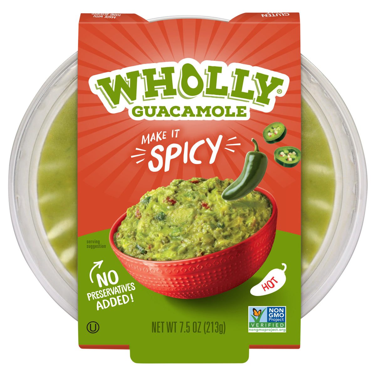 WHOLLY Guacamole Spicy Bowl
