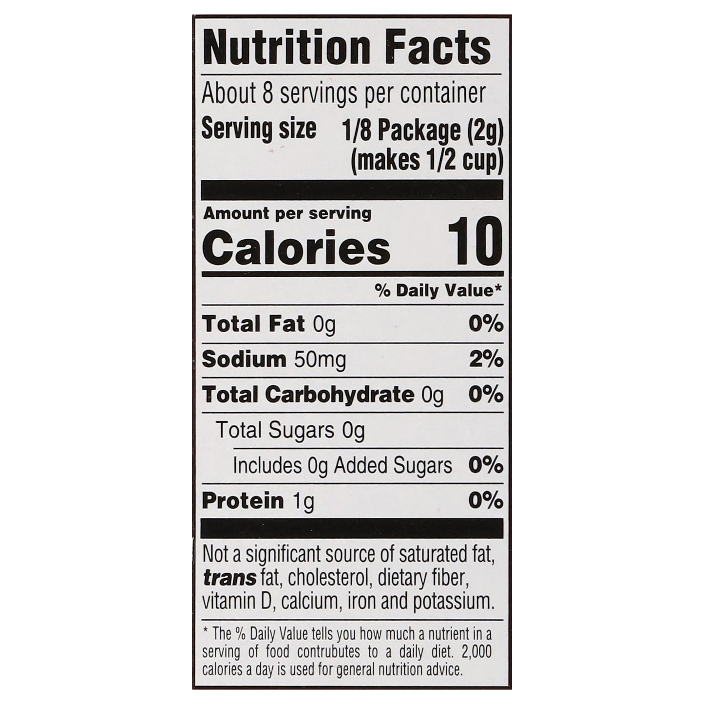 Jell-O Zero Sugar Strawberry Gelatin Dessert Family Size 0.6 oz