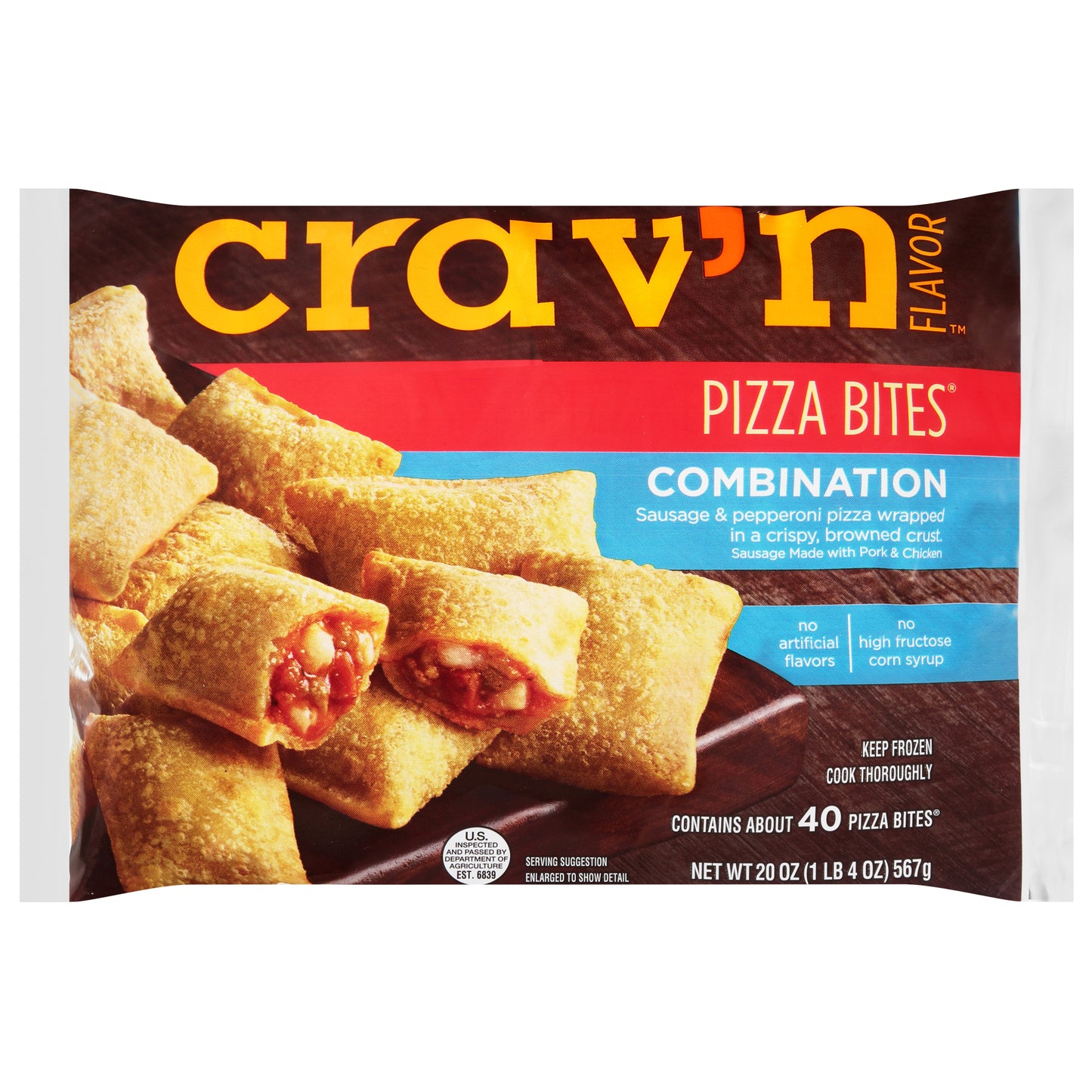 Crav'n Flavor Combination Pizza Bites 20 oz