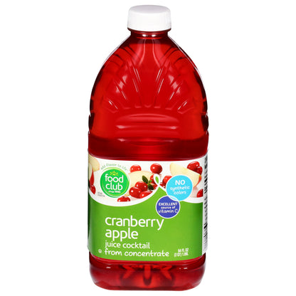 Food Club Cranberry Apple Juice Cocktail 64 fl oz