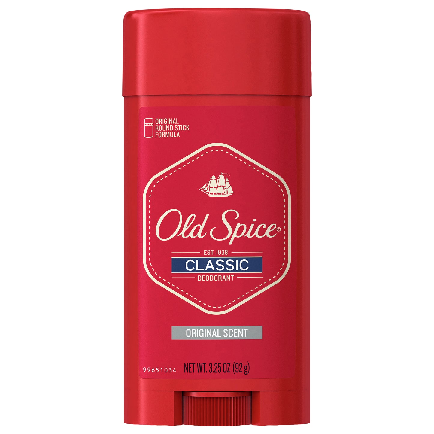 Old Spice Classic Original Scent Deodorant for Men, 3.25 oz