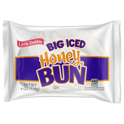 Snack Cakes, Little Debbie Snack Iced Honey Buns