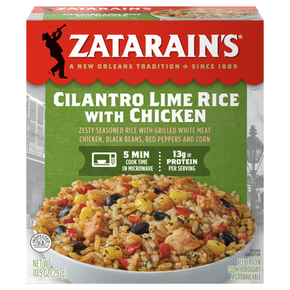 Zatarain's Cilantro Lime Rice with Chicken, 10.5 oz