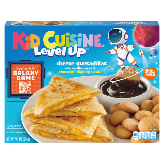 Kid Cuisine Level Up Cheese Quesadilla, Frozen Meal, 9.7 oz.