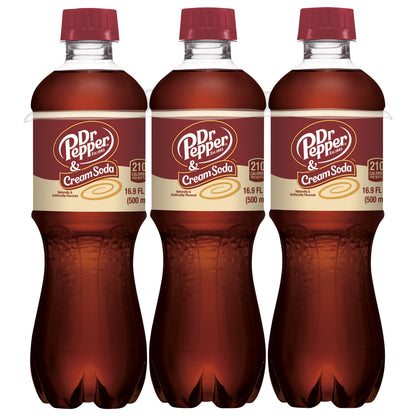 Dr Pepper Cream Soda 6-16.9 fl oz Bottles