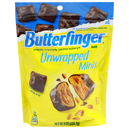 Butterfinger Unwrapped Candy Bar Minis 8 oz