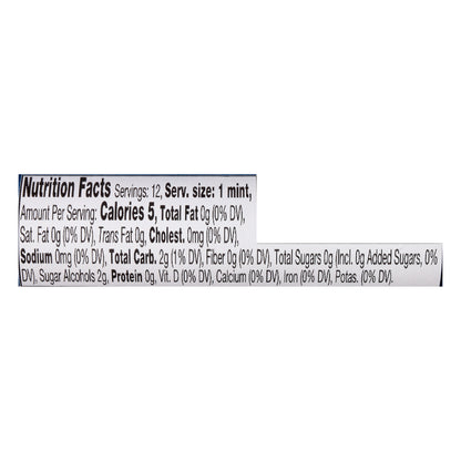 Breath Savers Sugar Free Peppermint Mint 12 ea