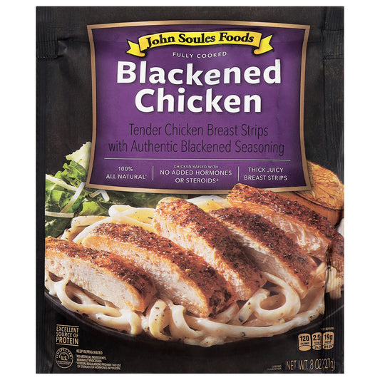 John Soules Foods Fully Cooked Blackened Chicken 8 oz