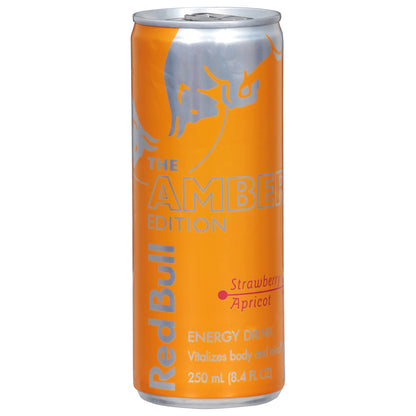 Red Bull The Amber Edition Strawberry Apricot Energy Drink 8.4 fl oz