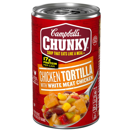 Campbell's Chunky Chicken Tortilla with White Meat Chicken Soup 18.6 oz