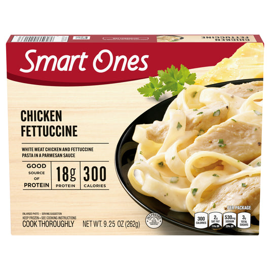 Smart Ones Chicken Fettuccine Frozen Meal, 9.25 oz Box