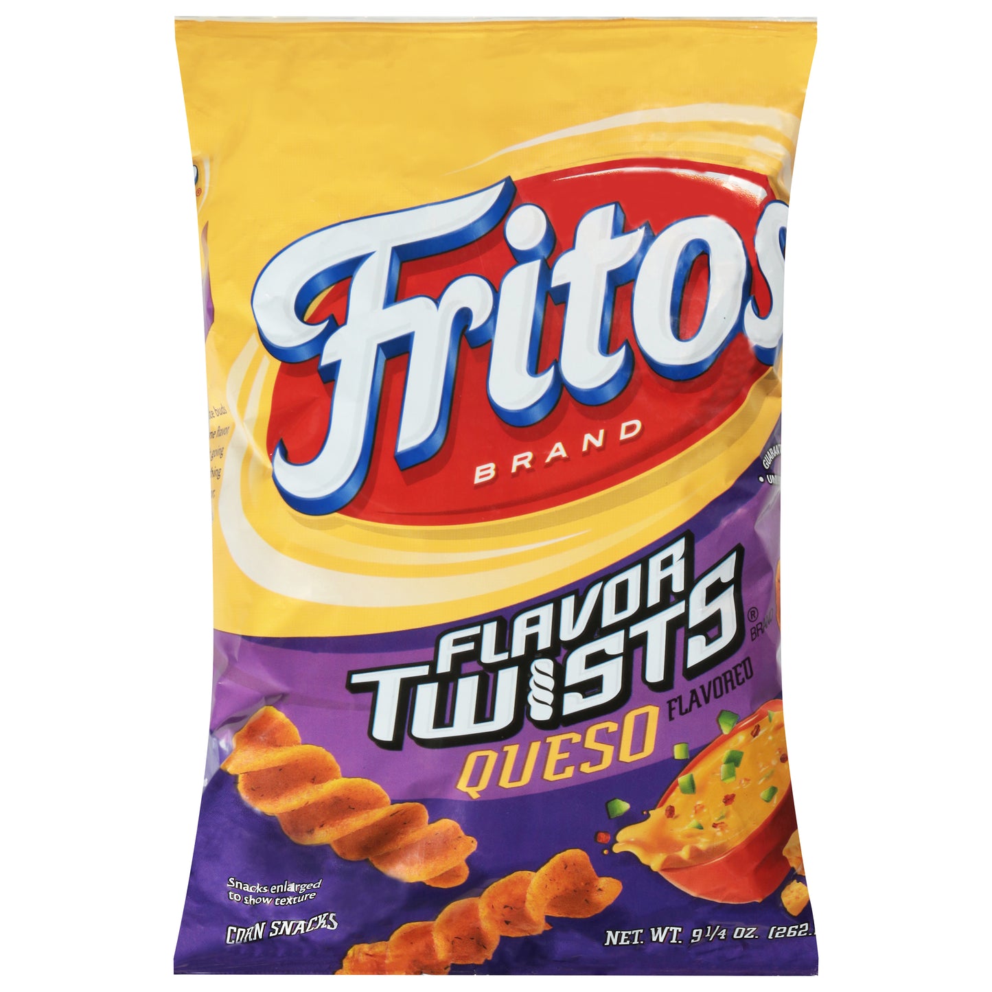 Fritos Flavor Twists Queso Flavored Corn Snacks 9.25 oz