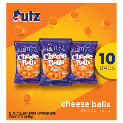 10 oz Utz Chzballs Multipk - 10 Ct