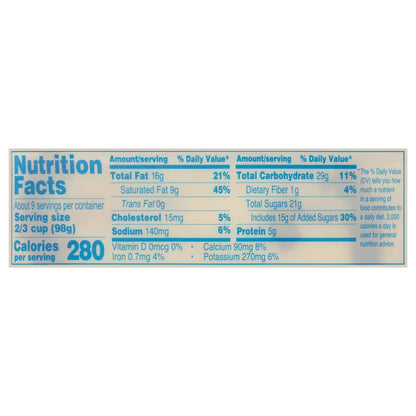 Blue Bunny Peanut Butter Party Frozen Dessert, 46 fl oz