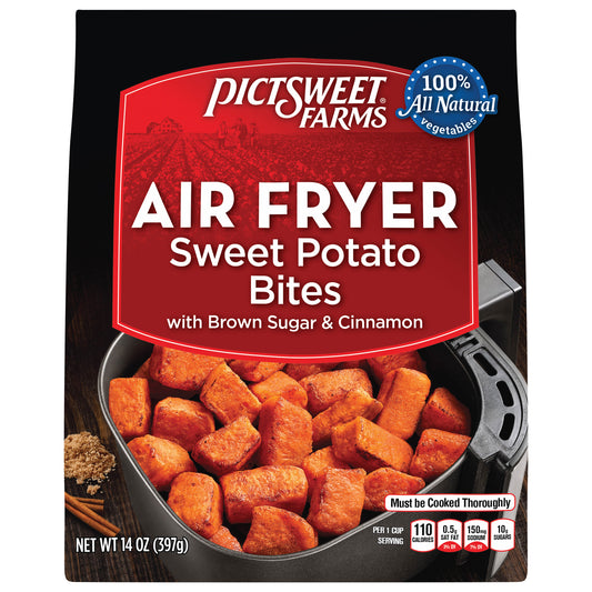 Pictsweet Farms Air Fryer Sweet Potato Bites with Brown Sugar & Cinnamon - 14 oz