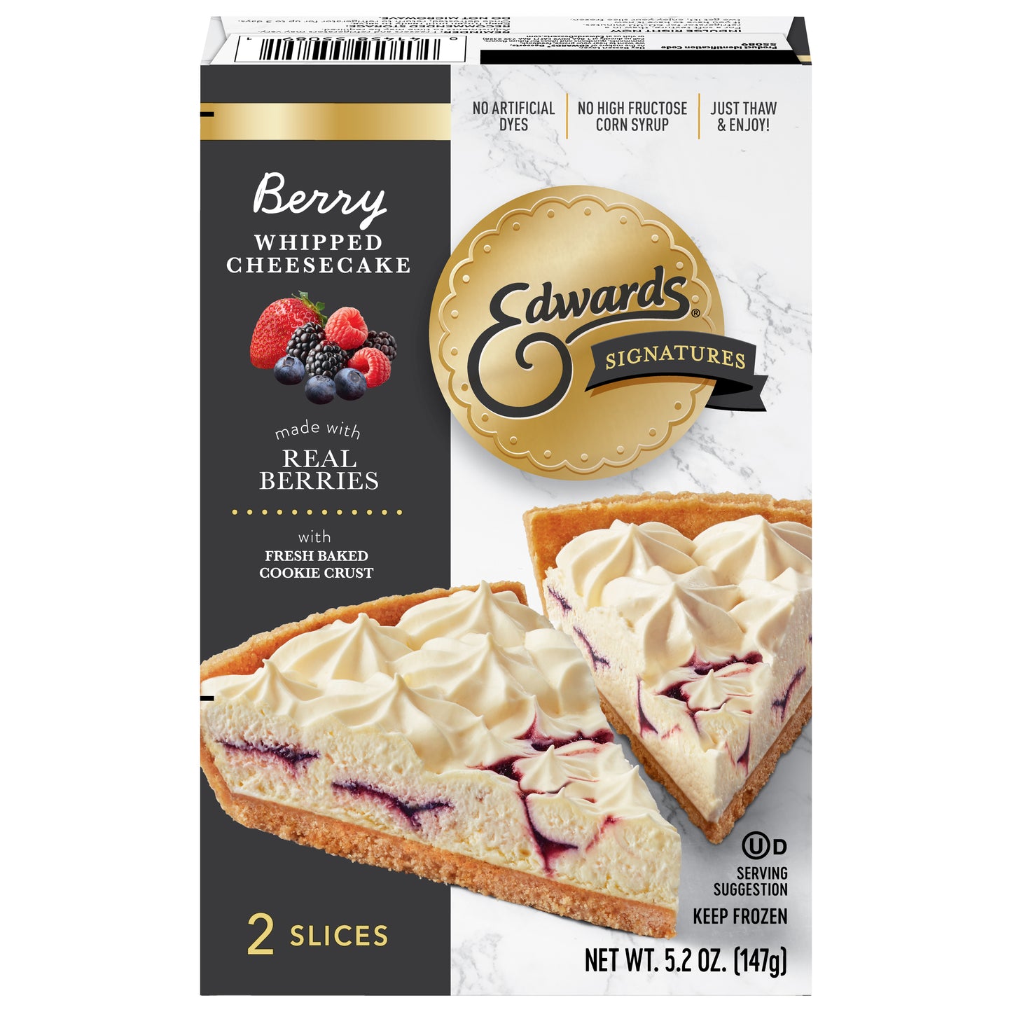 Edwards Signatures Whipped Berry Cheesecake 2 ea