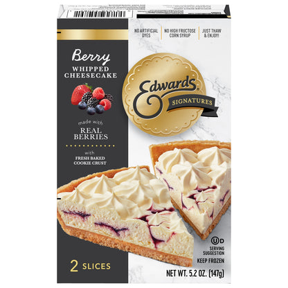 Edwards Signatures Whipped Berry Cheesecake 2 ea