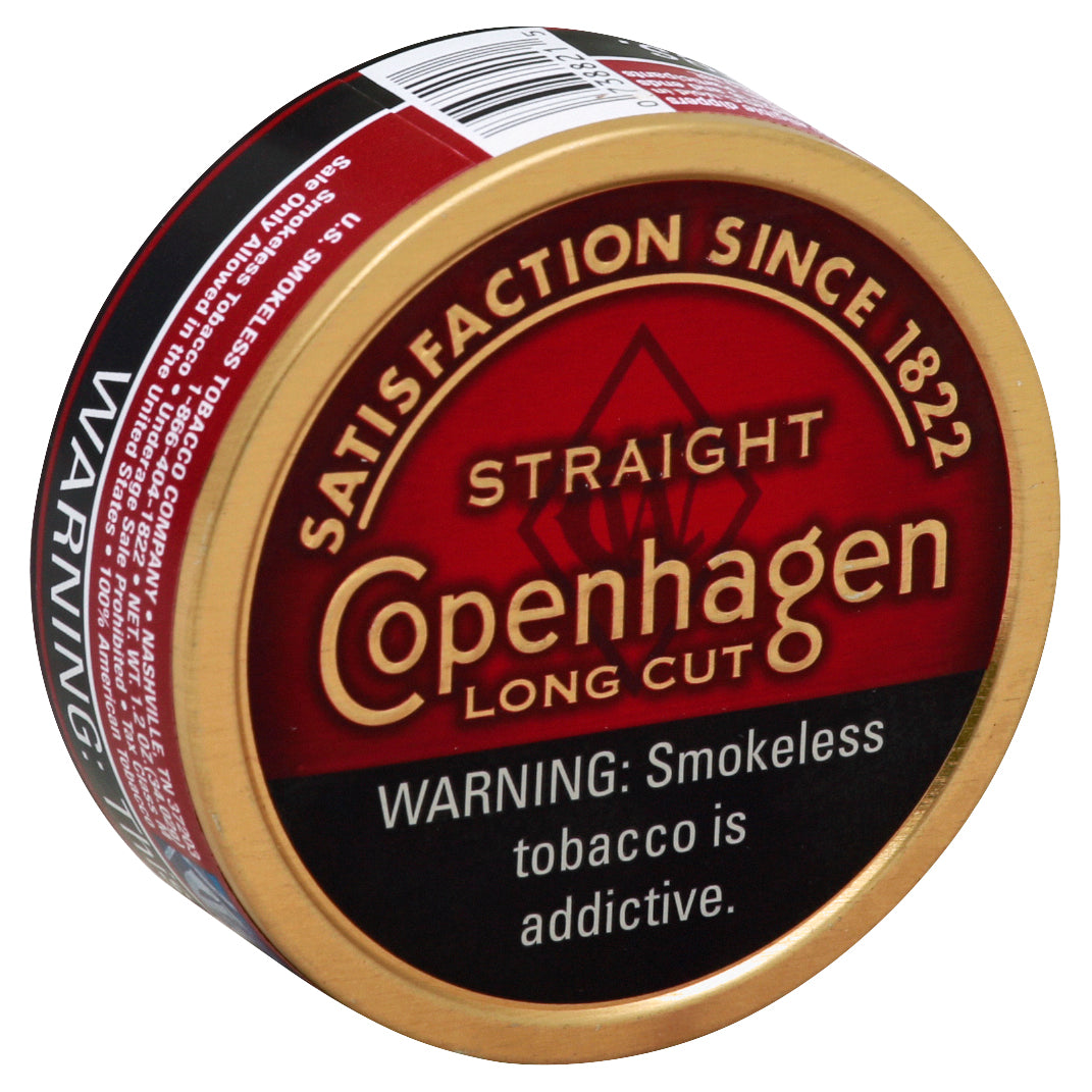 Copenhagen Smokeless Tobacco 1.2 oz - Straight Long Cut