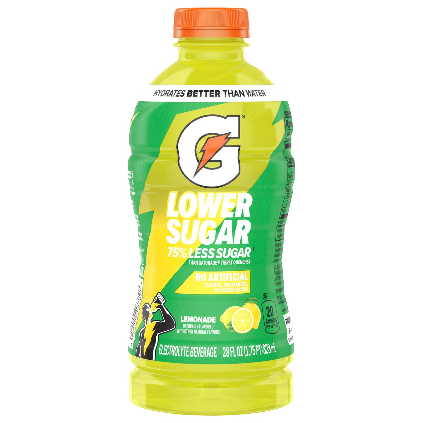 Gatorade Lower Sugar Thirst Quencher Lemonade 28 Fl Oz