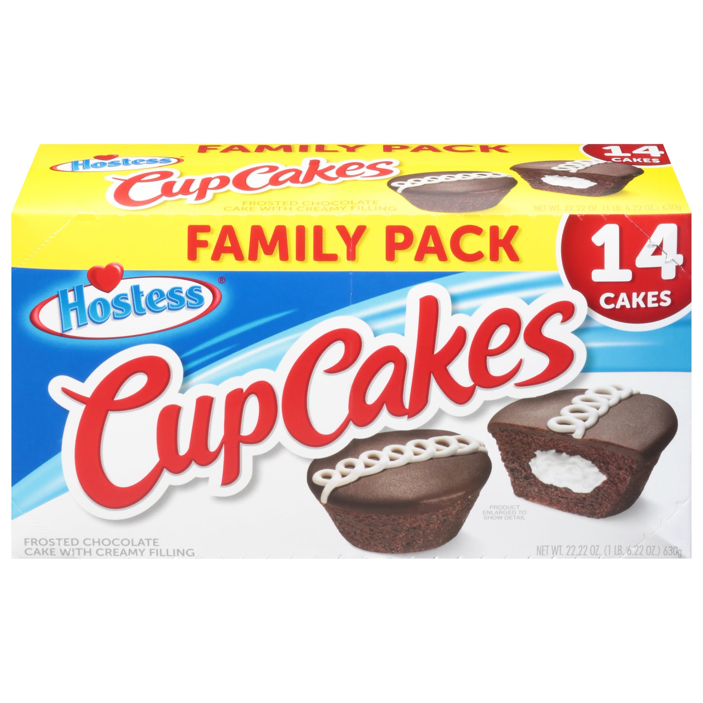 Hostess Frosted Chocolate Cup Cakes Family Pack 14 ea