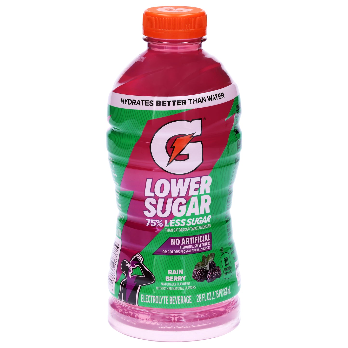 Gatorade Lower Sugar Rain Berry Electrolyte Beverage 28 fl oz
