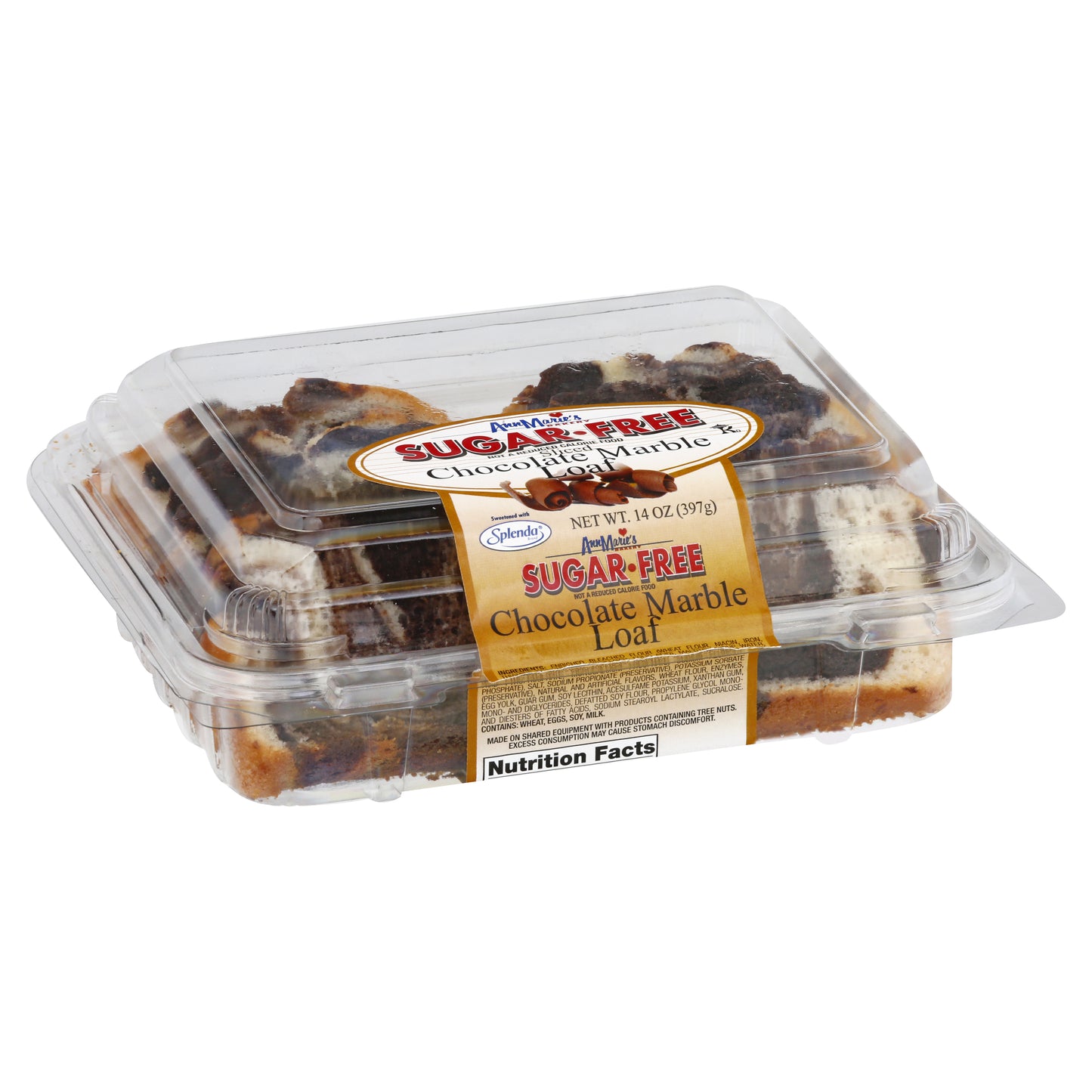 Ann Marie's Sliced Sugar-Free Chocolate Marble Loaf 14 oz