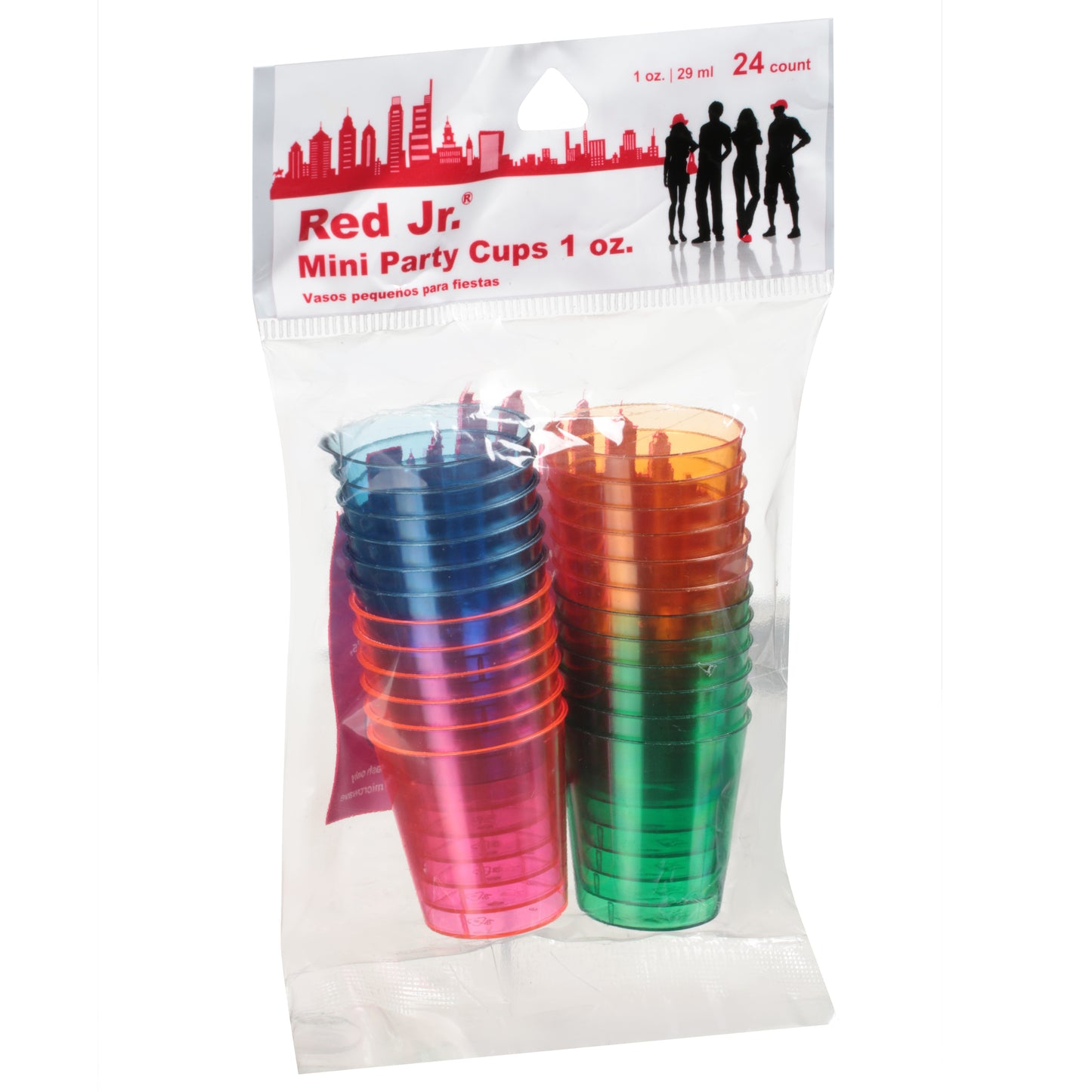 Red Jr 1 Ounce Mini Party Cups 24 ea