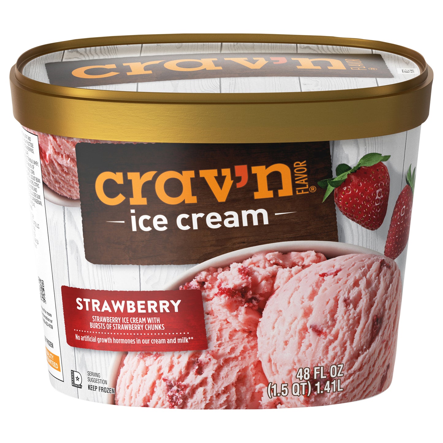 Crav'n Flavor Strawberry Ice Cream 48 fl oz