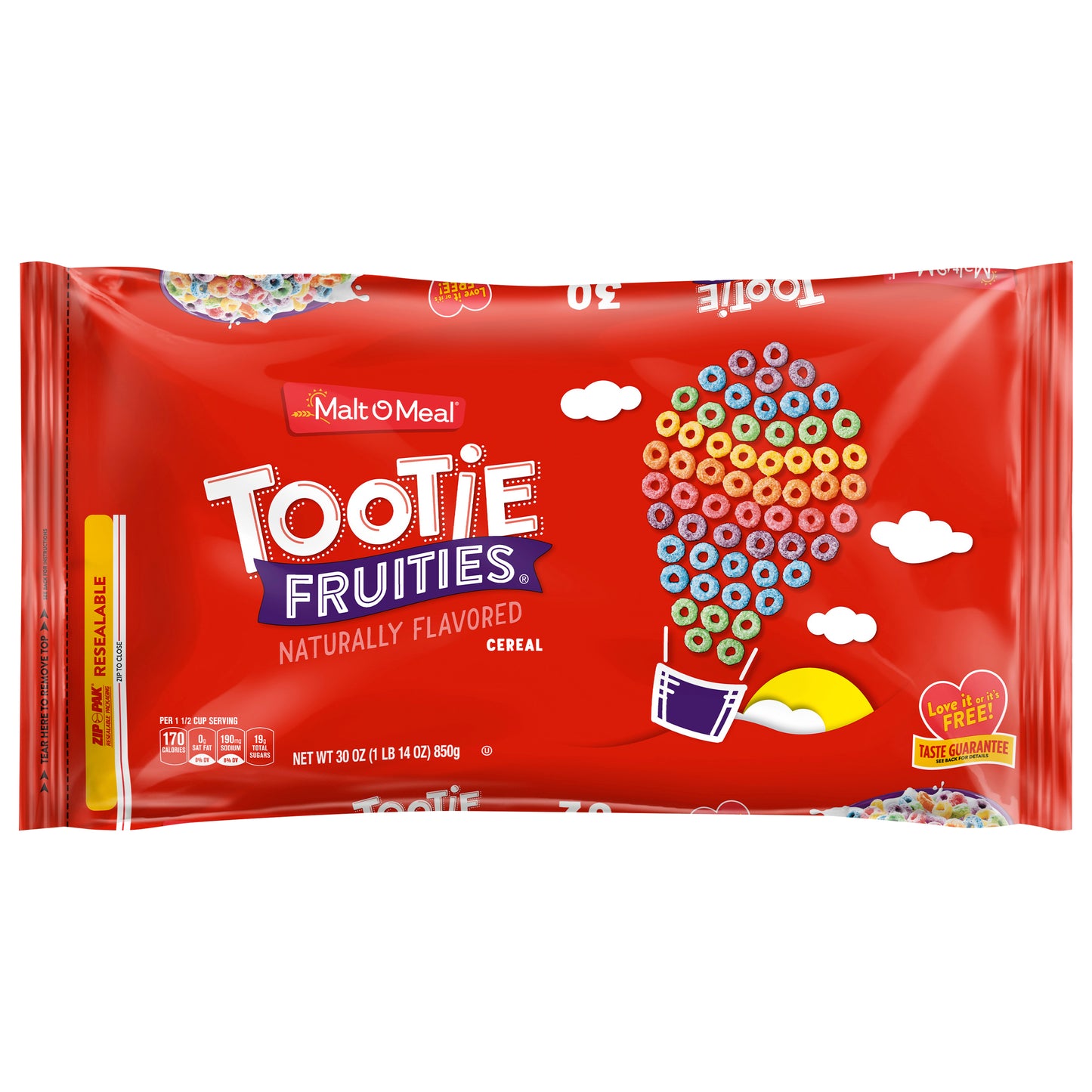 Malt O Meal Super Size Tootie Fruities Cereal 30 oz