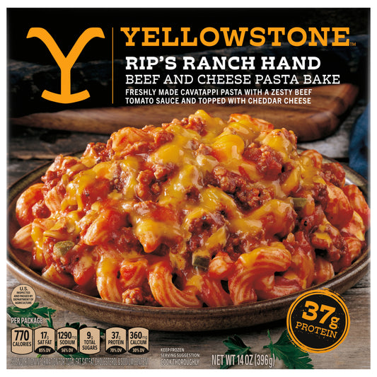 Yellowstone® Rip’s Ranch Hand Beef and Cheese Pasta Bake, 14 oz (Frozen)
