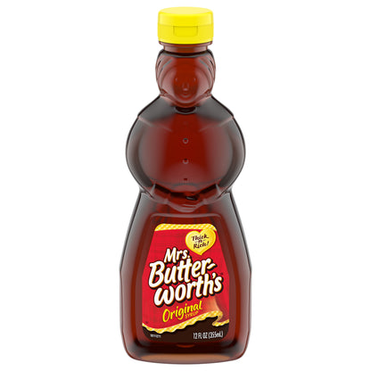 Mrs. Butterworth's Original Thick and Rich Pancake Syrup, 12 oz.
