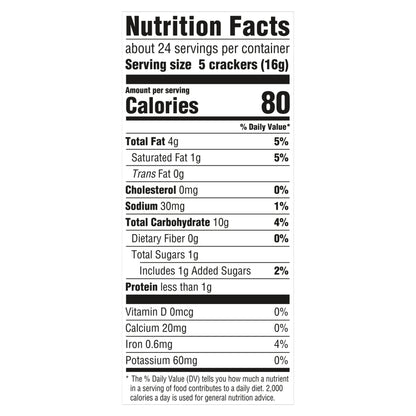 RITZ Hint of Salt Crackers, 13.7 oz
