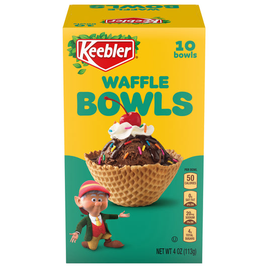 KEEBLER Waffle Bowls 10 count  - 4oz / 113g