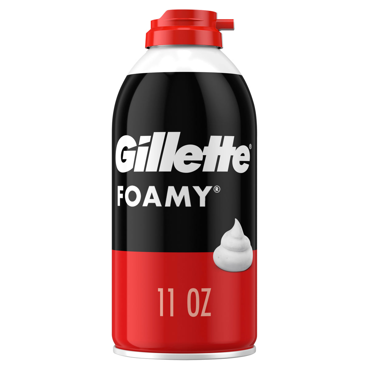 Gillette Foamy Classic Shave Foam for Men Original Scent, 11oz