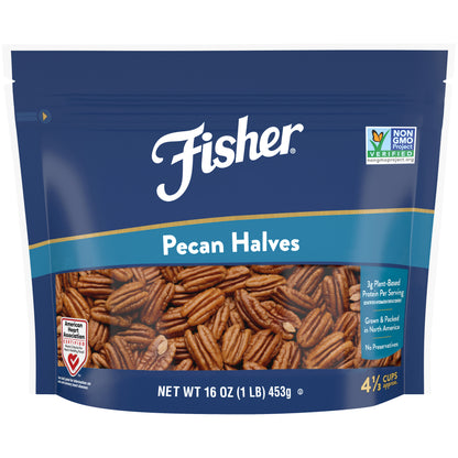Fisher Pecan Halves 16 oz