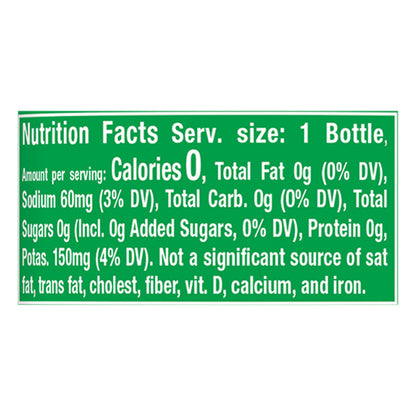 7UP Zero Sugar Lemon Lime Soda, .5 L  bottles, 6 pack