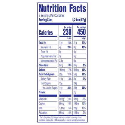 Entenmann's Glazed Honey Bun, Individual, 4 oz