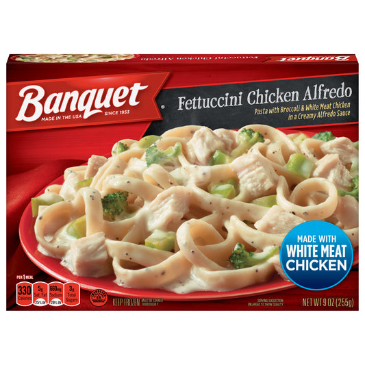 Banquet Classic Fettuccini Chicken Alfredo, 9 oz