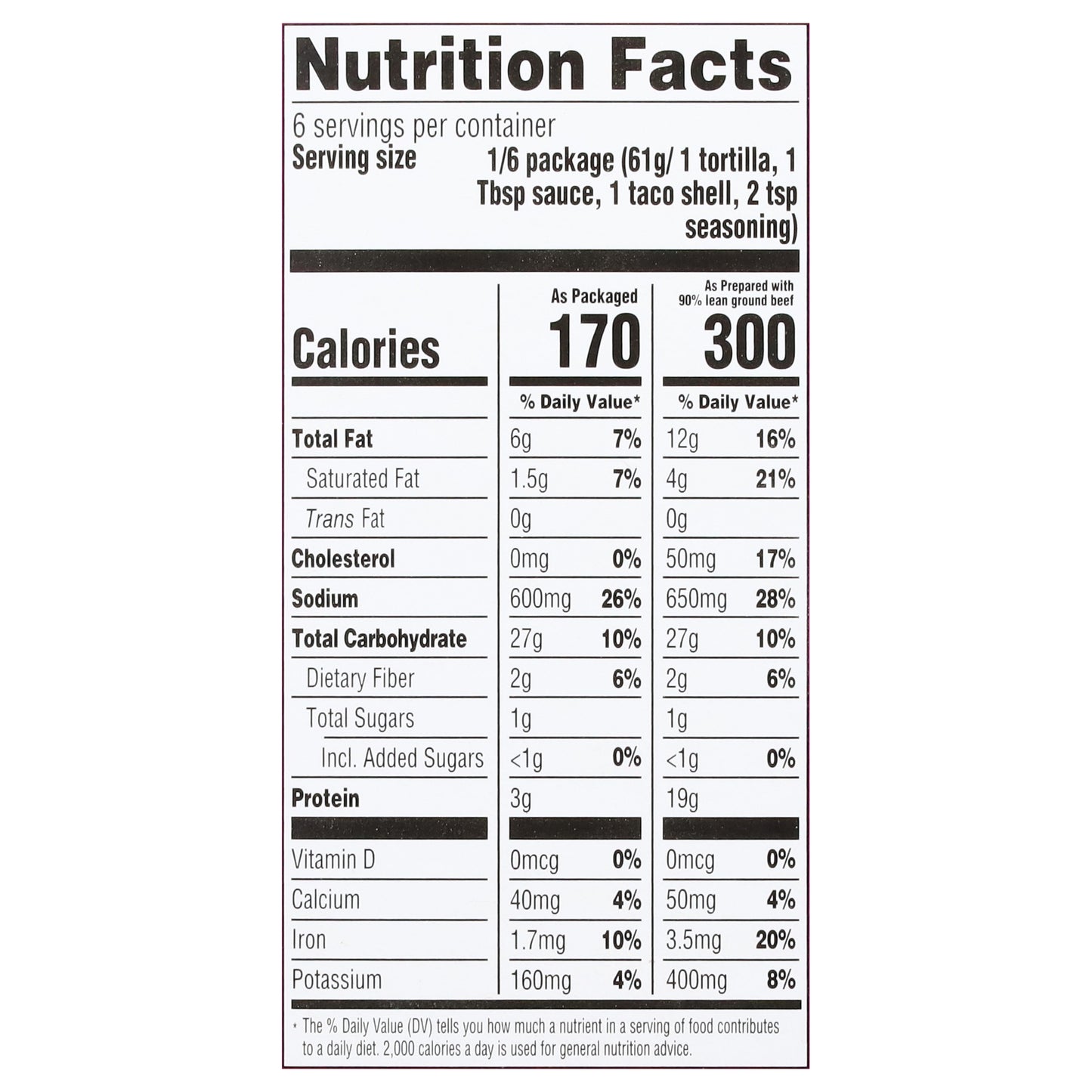 Taco Bell Crunchy & Soft Taco Taco Craving Kit 12.9 oz
