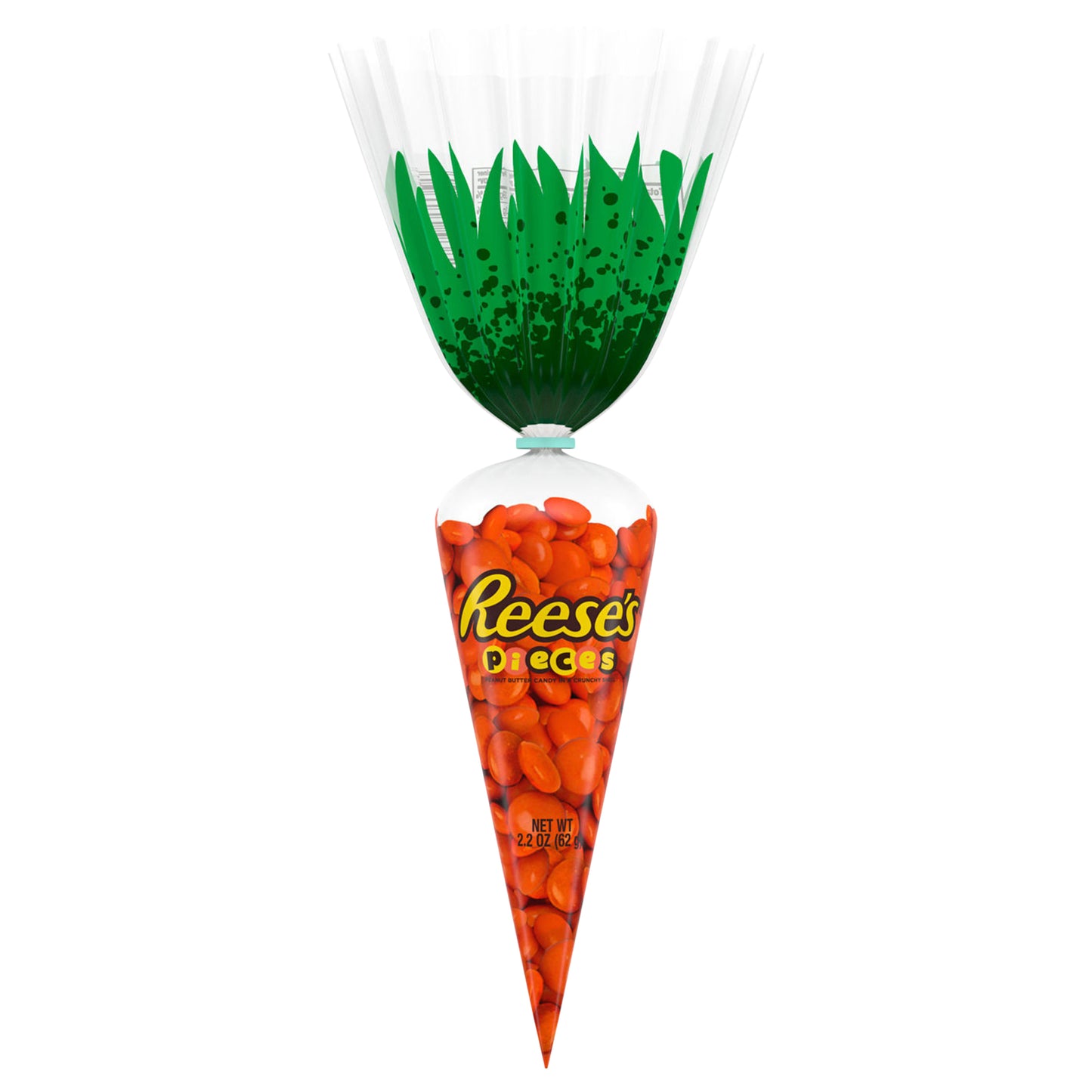 REESE'S PIECES Peanut Butter in a Crunchy Shell, Easter Candy Gift Bag, 2.2 oz