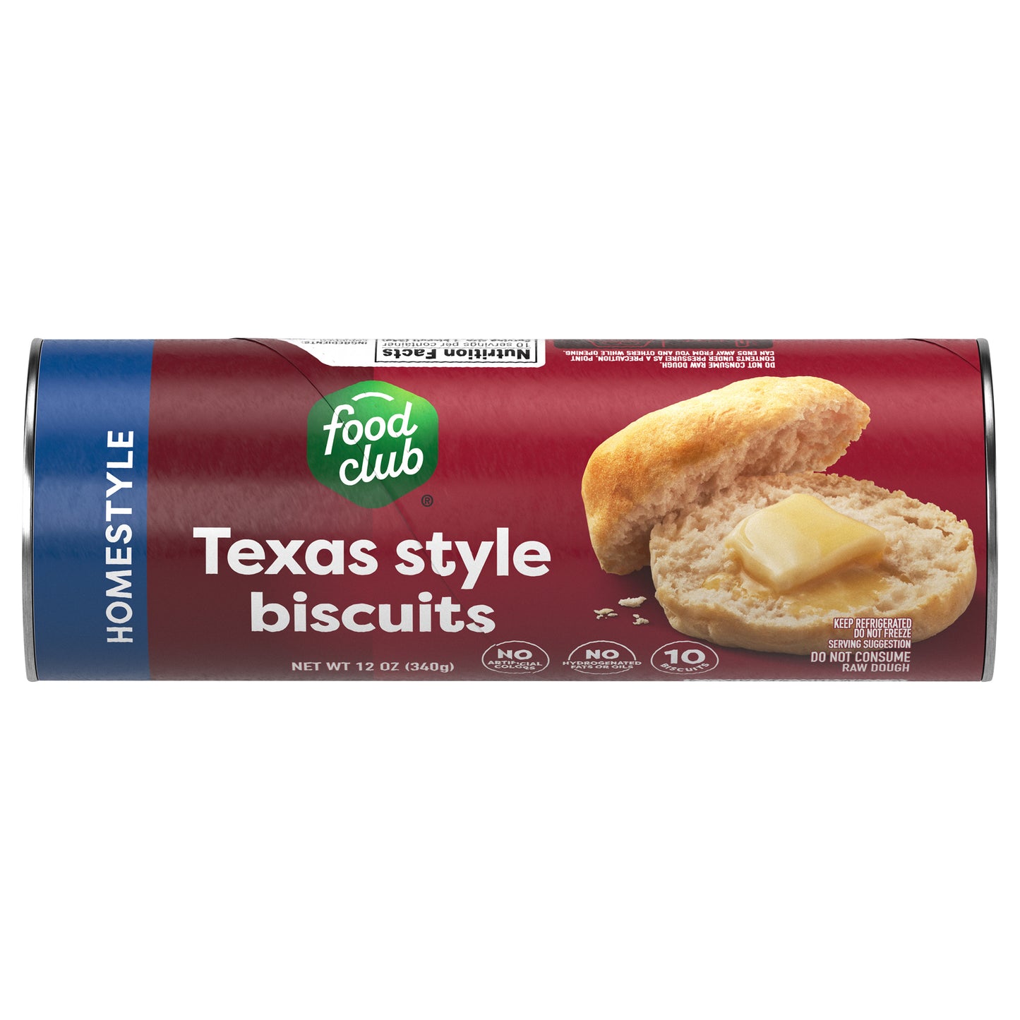 Food Club Texas Style Homestyle Biscuits 10 ea