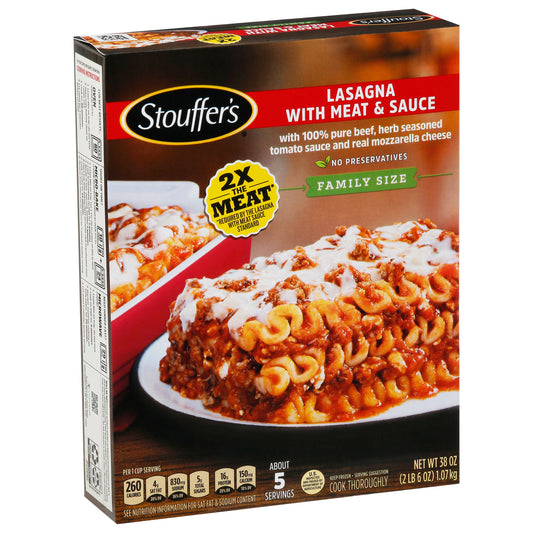 Stouffer's Family Size Lasagna with Meat Sauce 38 oz