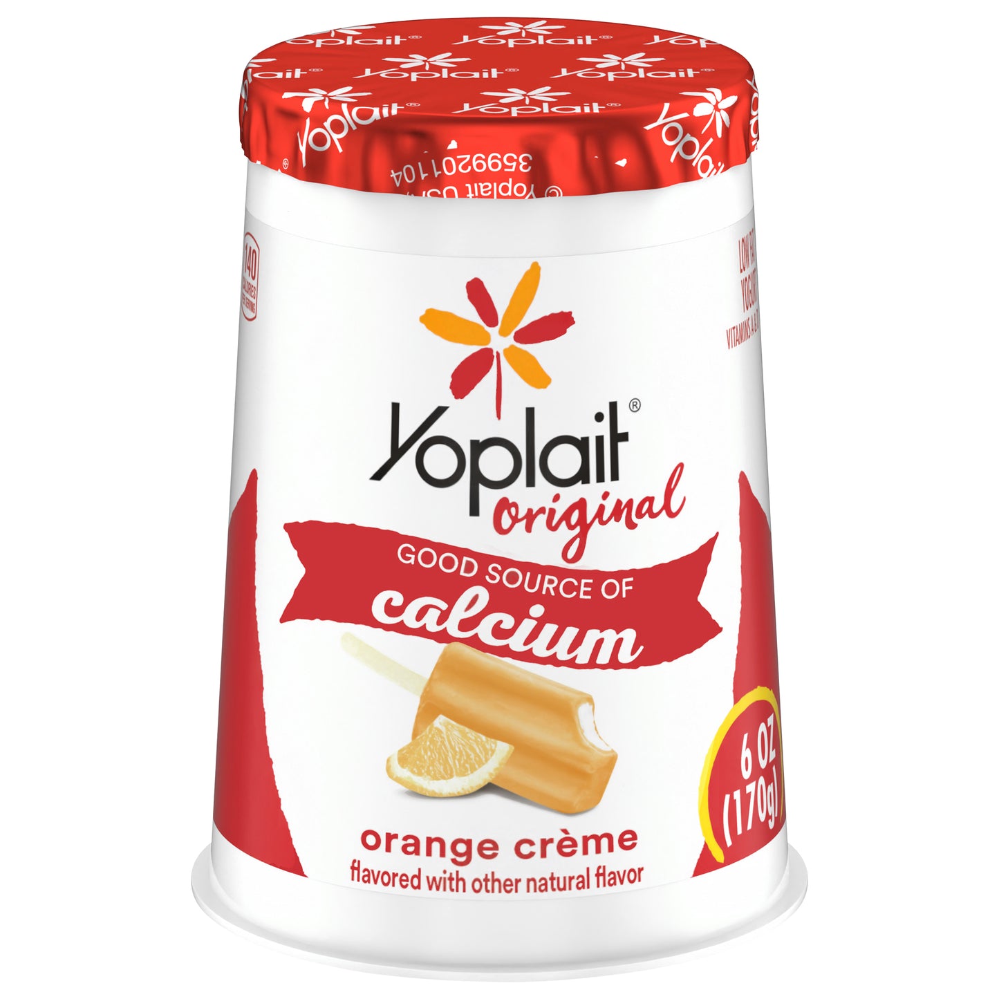 Yoplait Original Orange Creme Low Fat Yogurt, 6 OZ Yogurt Cup