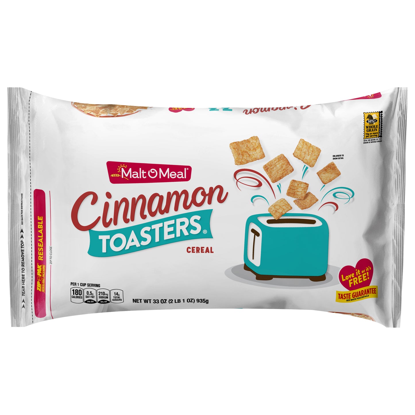 Malt O Meal Cinnamon Toasters Cereal Super Size 33 oz