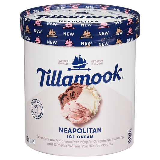 Tillamook Neapolitan Ice Cream 1.5 qt