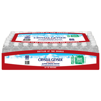 Crystal Geyser Natural Alpine Spring Water 60 - 8 fl oz Bottles